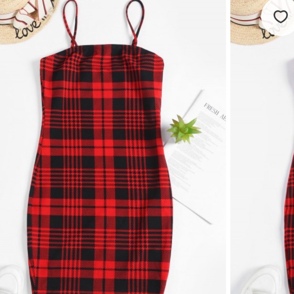 Plaid dress